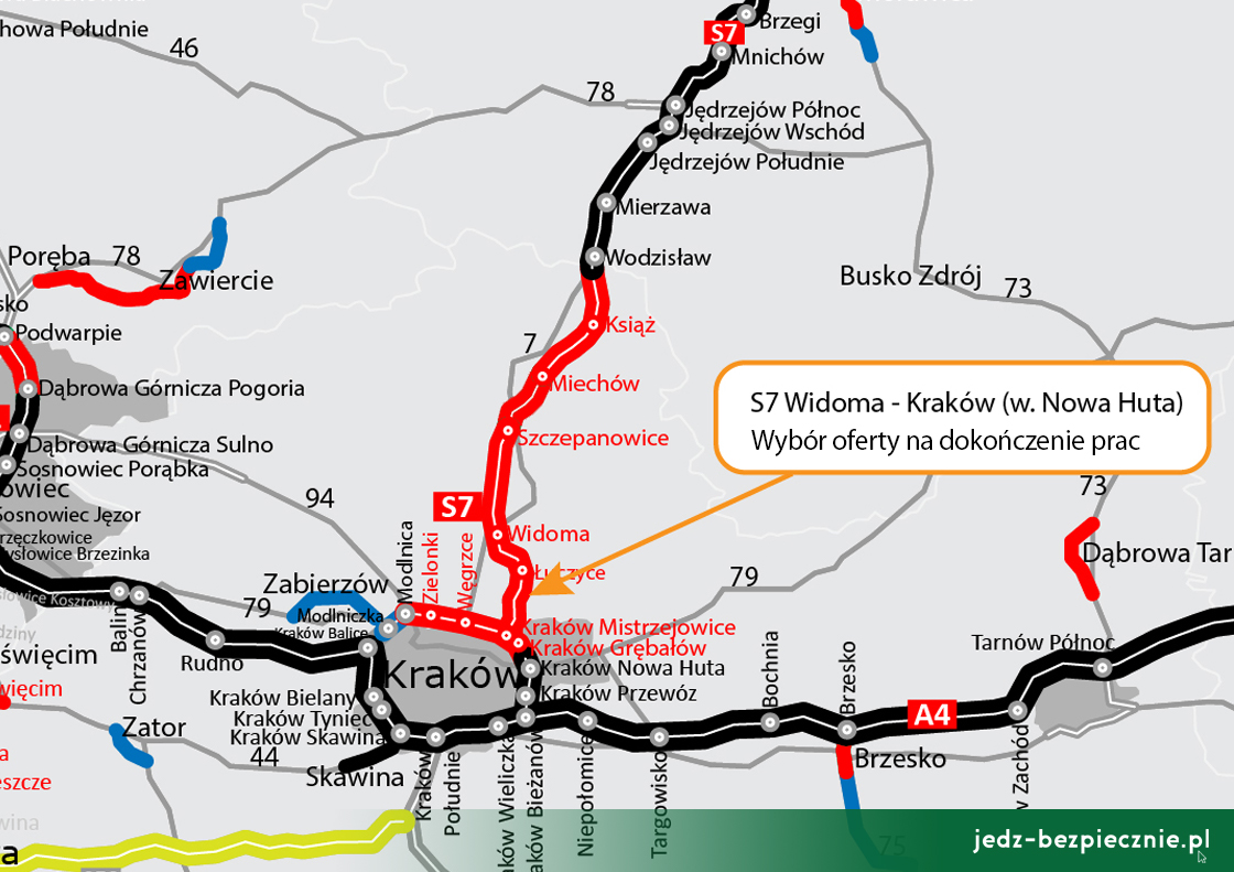 Polskie drogi - Gulermak i Mosty Łódź dokończą S7 Widoma - Kraków